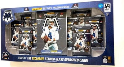 2025 Panini Mosaic NFL Costco Exclusive Bundle Box Jumbo Stained Glass - Image 1 of 3