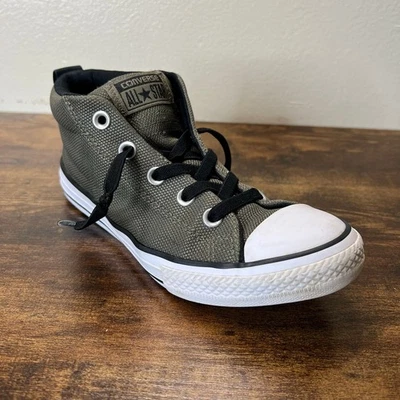 Zapatillas Converse Chuck Taylor All Star Street Mid 4 Juniors Verde Lona CTAS  Foto 1 de 4
