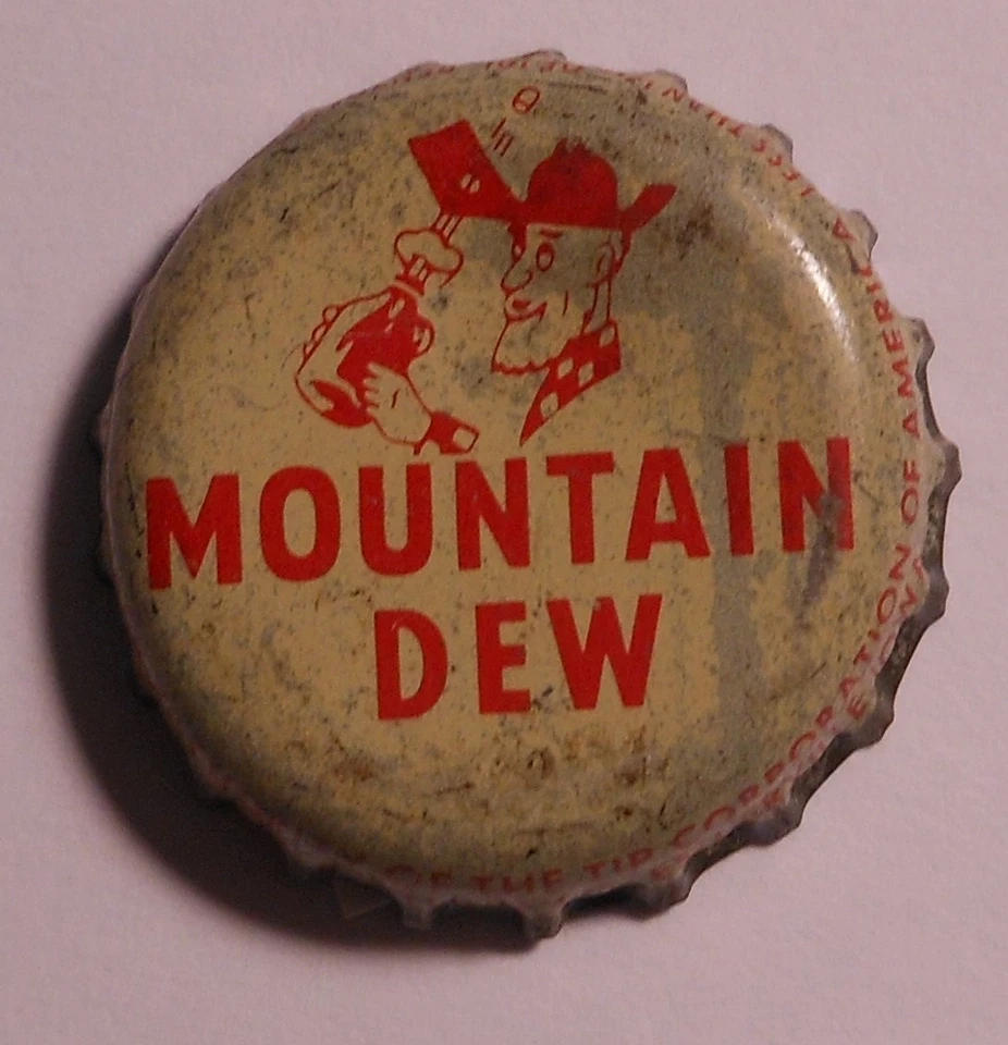 De colección Mountain Dew..corcho..usado..tapa de botella de refresco #3 Foto 1 de 1