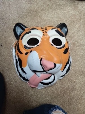 Tiger Face Mask Costume Accessory Light Foam Orange  - Image 1 of 4