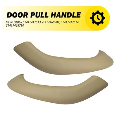 Par Beige Para Interior F48 BMW X1 2016-20 Manija Panel Puerta Tirador Cubierta Borde EE. UU. Foto 1 de 4