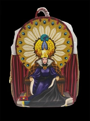 Mini Mochila Loungefly Disney Blancanieves Reina Malvada Trono NUEVA CON ETIQUETAS NUEVA Foto 1 de 4