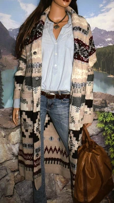 CATÁLOGO SUNDANCE Juneau Skies Suéter Abrigo Talla Pequeña Foto 1 de 3