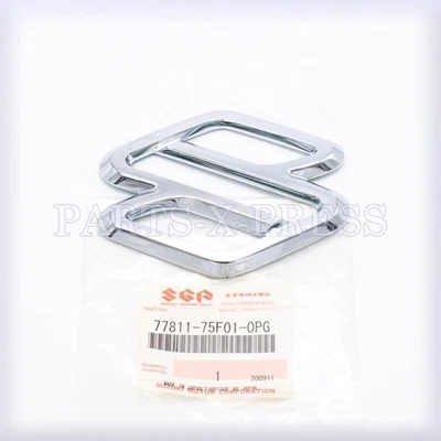 Rejilla delantera cromada emblema 77811-75F01-0PG genuina OEM SUZUKI GRAND VITARA XL-7 Foto 1 de 4