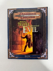 D&D Return to the temple of Elemental Evil Module Softcover - Picture 1 of 2