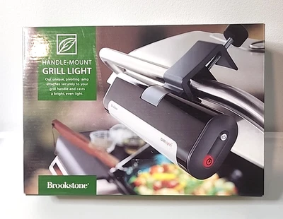 Parrilla de barbacoa Brookstone con montaje en mango diseño ligero a prueba de intemperie nueva. Foto 1 de 4