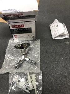 Delta FND35-PC Chrom Doppel Handtuchhaken Badzubehör - Bild 1 von 2