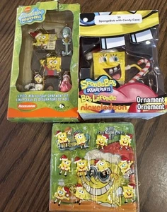 Nuovo SpongeBob SquarePants decorazioni natalizie natalizie natalizie 16 mini taglia 1 regolare - Foto 1 di 4