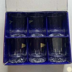 New Royal Crystal Rock RCR Alaska made in Italy bicchieri Low Ball glasses 6 - Picture 1 of 11