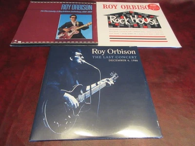 ROY ORBISON VERIFIED LAST CONCERT 12/4/88 + ROCK HOUSE 1961 + ANTHOLOGY HITS LPS - Image 1 of 2