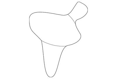 Clipe de painel superior capô genuíno Subaru 91167AA110 - Imagem 1 de 3