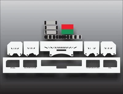 White Face Gauges for 1969-1971 Dodge D-Series D100 D200 D300 - Image 1 of 4