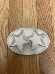 Pottery Barn Holiday Star Salt & Pepper Shaker Set With Tray - Picture 1 of 3