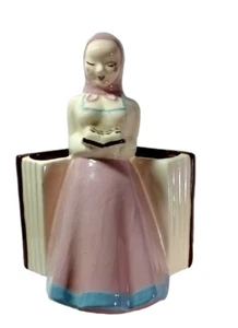 Hedi Schoop California Pottery Vase Planter Book Figurine USA - Picture 1 of 12