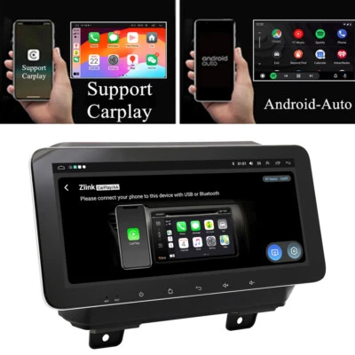 10.33'' Stereo Radio 4+32GB GPS Head Unit For Jeep Wrangler JL Gladiator 2018-24 - Image 1 of 4