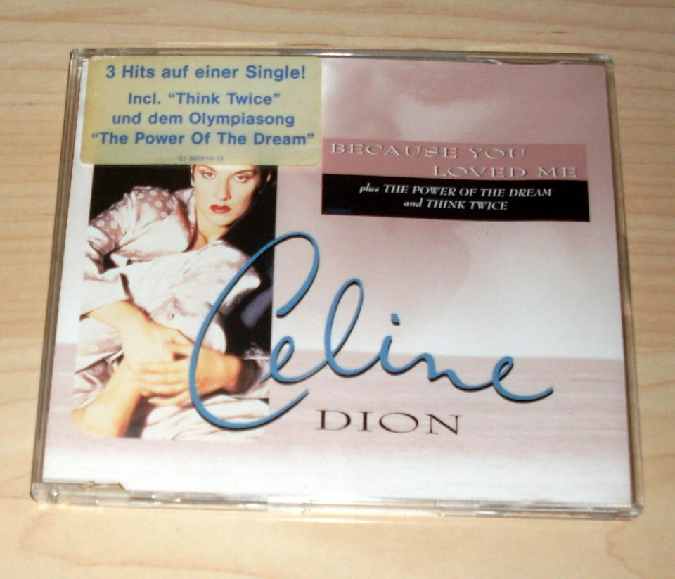 CD Maxi Single - Celine Dion - Because you loved me - Bild 1 von 1