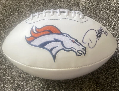 Demaryius Thomas Autographed Full Size Denver Broncos Football JSA COA SIGNED - Image 1 of 4