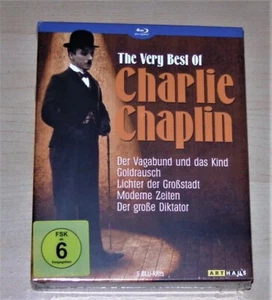 THE VERY BEST OF CHARLIE CHAPLIN BLU RAY 5 DISC SET SCHNELLER VERSAND NEU & OVP - Bild 1 von 6