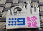 London 2012 Media Olympic Paralympic Pin Badge Channel 9 Australian Broadcaster