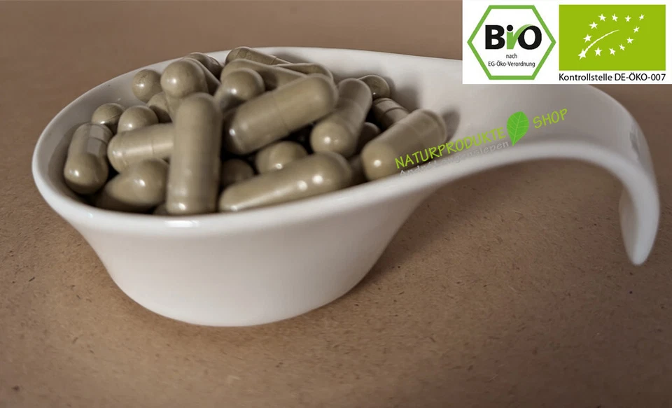 MARKENLOS 240 St. Bio vegane Kapseln Neem Leaf Niebaum Ayurveda azadirachta indicia 500 mg