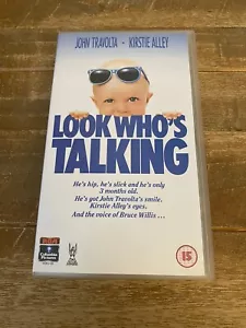 Look Who’s Talking VHS Video John Travolta Kirstie Alley Excellent Condition - Imagen 1 de 4