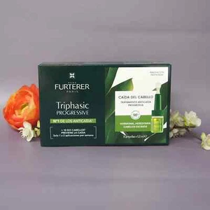 Rene Furterer 8 Vials Triphasic Progressive Treatment 8 x 5.5ml MSRP $86.00 - Picture 1 of 4