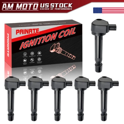 6X Ignition Coil Bobina For 1999-2009 Honda Odyssey Acura V6 3.0/3.2/3.5L UF242 Foto 1 de 4