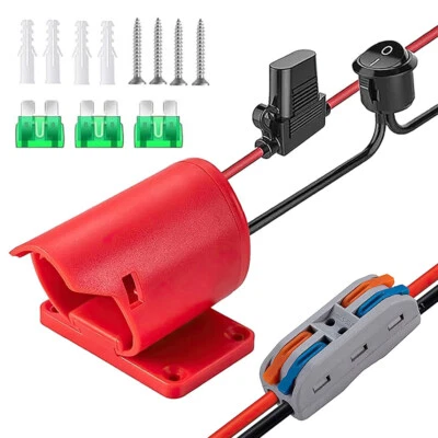 Battery Adapter For Milwaukee M12 to Dock Power Connector Output Adapter DIY