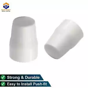 2 Radiator Valve Cap Universal Replacement Central Cover Valve White Plumb NEW - Picture 1 of 10