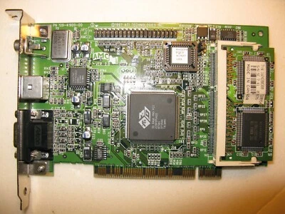 tested ATI 3D Rage Pro PCI Graphics Card 8mb video card VGA - Image 1 of 4