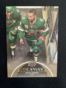 21-22 UD Series 1 Hockey Canvas C40 Matt Dumba - Picture 1 of 2