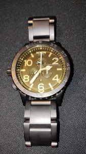 Nixon 51-30 Chrono. All-black/yellow - Picture 1 of 8