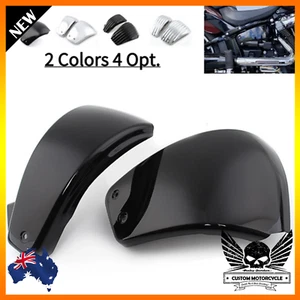 Motorcycle ABS Battery Side Cover Harley Softail M8 Breakout Fat Boy FXDR Street - Picture 1 of 9