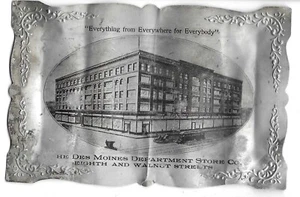 Des Moines, IA Iowa old Aluminum Change Tray, Department Store Co. - Picture 1 of 2