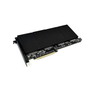 ADT Link PCIe 5.0x16 to 4-Port U.2/EDSFF hard drive split adapter expansion card - Picture 1 of 15