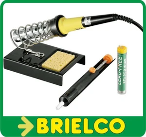 KIT DE SOLDADURA PARA AFICIONADOS PROFESIONALES 30W BOMBA SOPORTE ESTAÑO BD4644 - Bild 1 von 1