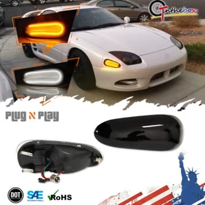 White/Amber Dual Color Switchback LED Fits 1994-98 Mitsubishi 3000GT Turn Signal - Picture 1 of 12