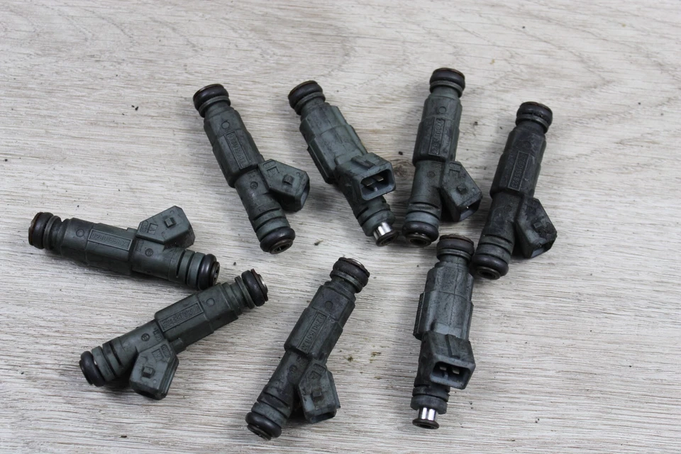 BMW E38 750IL 1994-03 740I 740IL 540I M62 JUEGO DE 8 INYECTORES DE COMBUSTIBLE Foto 1 de 4