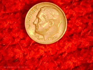 1967 Roosevelt Dime. No Mint Mark with Multiple Errors. - Picture 1 of 2