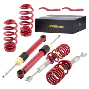 Combinés Filetés Réglable Hauteur for Audi A4 B6 B7 1.9 TDI 2.0 TFSI 1.8 T - Foto 1 di 11