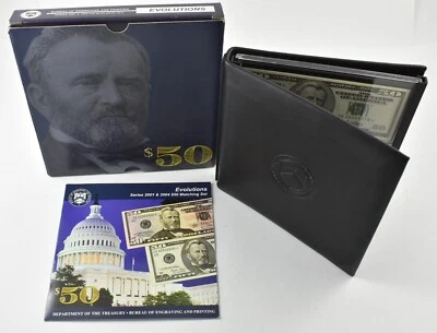 2001/2004 $50 FRN Matching Set Bureau Of Engraving W/ OGP *7933 - Image 1 of 4