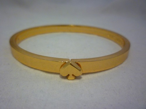 Bracciale Kate Spade Braccialetto Colore Oro Con Logo Vanga Nuovo