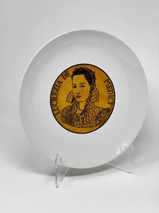 Fornasetti Lucrezia de’ Medici "Signoria Medicea" Speiseteller Italien selten - Bild 1 von 4