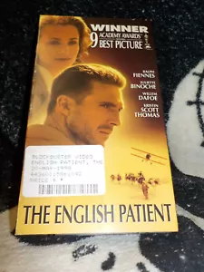The English Patient VHS Tape Ralph Finnes Free Shipping - Imagen 1 de 1