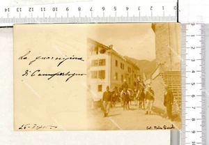 PAB 247) PIEMONTE VERCELLI CAMPERTOGNO FOTO CARTOLINA GUARNIGIONE SOLDATI 1900 - Picture 1 of 2
