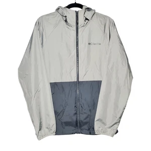 Columbia Spire Heights Regenjacke Herren M grau Colorblock Ripstop Nylon Wandern - Bild 1 von 8