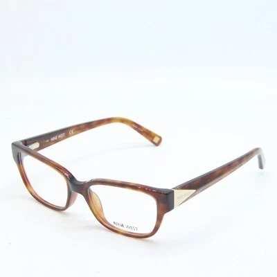 NOVO NINE WEST NOVO COM ETIQUETAS 5105 233 ÓCULOS HAVANA OURO AUTÊNTICO 50-16 - Imagem 1 de 3