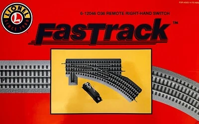 Lionel FASTRACK 6-12046 036 Remote Right-Hand Switch - Image 1 of 4