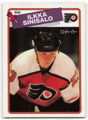 1988-89 Ilkka Sinisalo O-Pee-Chee - Image 1 of 2