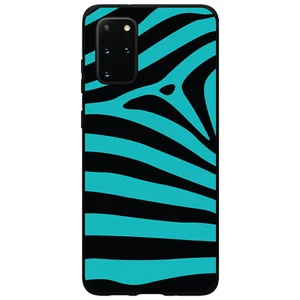 Hard Case Cover for Samsung Galaxy S Teal Black Zebra Stripes - Picture 1 of 6